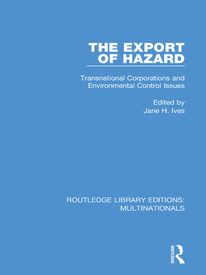 cover image of The Export of Hazard